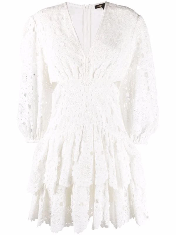 ( Neue Saison ) Maje Kleid Mit Lochstickerei Damen 3 ( Neue Saison ) Maje Kleid Mit Lochstickerei Damen