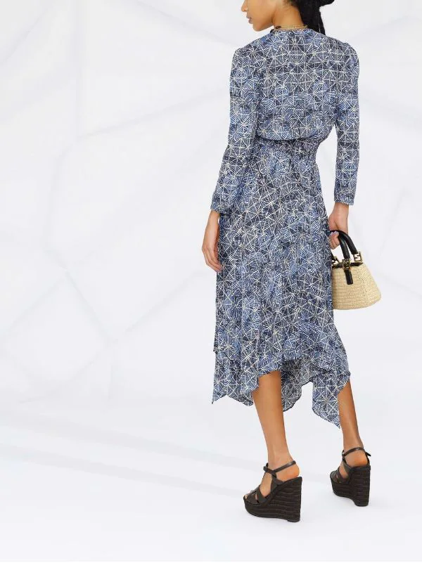 ( Neue Saison ) Maje Kleid Mit Zipfelsaum Damen 6 ( Neue Saison ) Maje Kleid Mit Zipfelsaum Damen – Bild 4