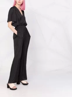 ( Permanente Kollektion ) Maje Jumpsuit Mit Drapierten Ärmeln Black 11 ( Permanente Kollektion ) Maje Jumpsuit Mit Drapierten Ärmeln Black -Outlet MAJE Store 18034181 38211424 600