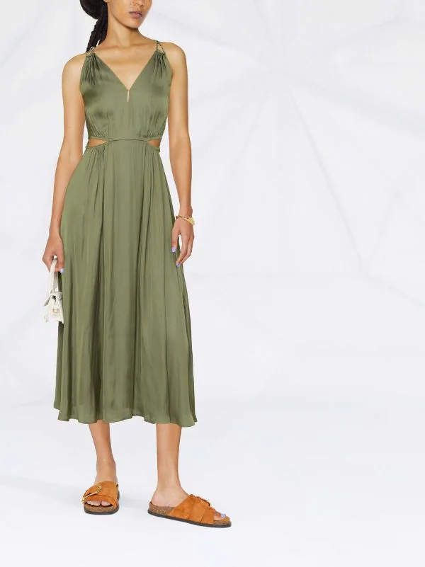 ( Neue Saison ) Maje Rune Midikleid Damen 4 ( Neue Saison ) Maje Rune Midikleid Damen – Bild 2