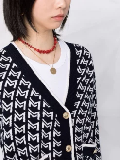 ( Neue Saison ) Maje Cardigan Mit Monogramm Navy 10 ( Neue Saison ) Maje Cardigan Mit Monogramm Navy -Outlet MAJE Store 18034188 38222329 600