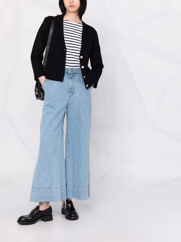 ( Neue Saison ) Maje Black Cardigan Mit V-Ausschnitt Damen 4 ( Neue Saison ) Maje Black Cardigan Mit V-Ausschnitt Damen – Bild 2