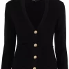 ( Neue Saison ) Maje Black Cardigan Mit V-Ausschnitt Damen 2 ( Neue Saison ) Maje Black Cardigan Mit V-Ausschnitt Damen -Outlet MAJE Store 18034192 38202370 600