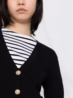 ( Neue Saison ) Maje Black Cardigan Mit V-Ausschnitt Damen 10 ( Neue Saison ) Maje Black Cardigan Mit V-Ausschnitt Damen -Outlet MAJE Store 18034192 38202379 600