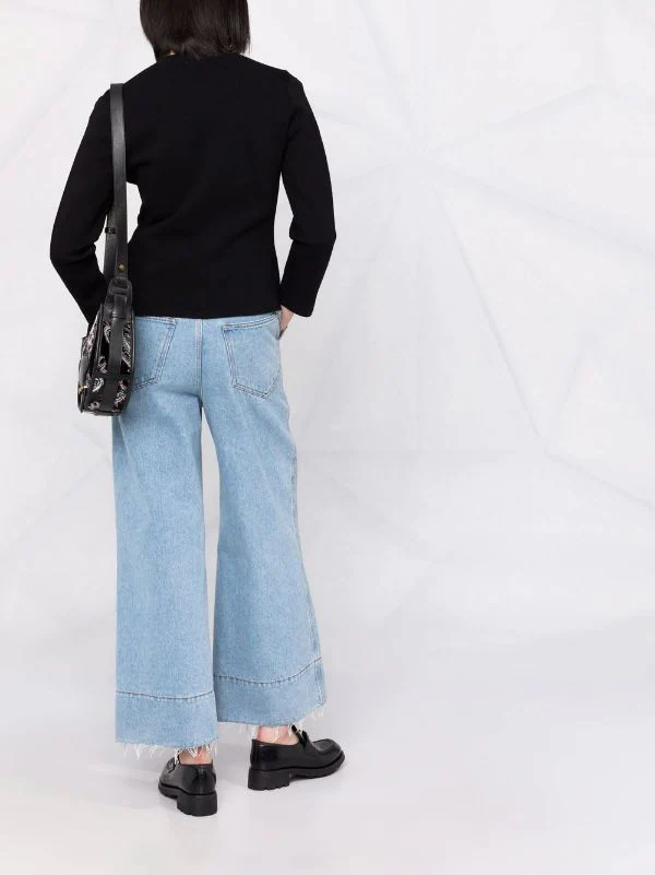 ( Neue Saison ) Maje Black Cardigan Mit V-Ausschnitt Damen 6 ( Neue Saison ) Maje Black Cardigan Mit V-Ausschnitt Damen – Bild 4