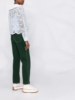 ( Neue Saison ) Maje Bestickte Bluse Mit Latzkragen Damen 11 ( Neue Saison ) Maje Bestickte Bluse Mit Latzkragen Damen -Outlet MAJE Store 18034200 38223925 600