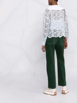 ( Neue Saison ) Maje Bestickte Bluse Mit Latzkragen Damen 13 ( Neue Saison ) Maje Bestickte Bluse Mit Latzkragen Damen -Outlet MAJE Store 18034200 38223932 600