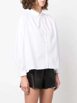 ( Neue Saison ) Maje Cigale Hemd Mit Puffärmeln BLANC 9 ( Neue Saison ) Maje Cigale Hemd Mit Puffärmeln BLANC -Outlet MAJE Store 18045238 39849058 600