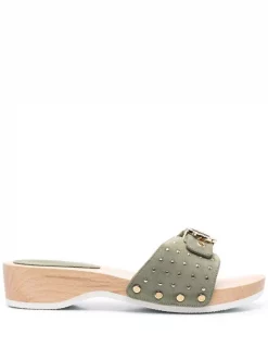 ( Neue Saison ) Maje Ferna Sandalen Mit Nieten Damen