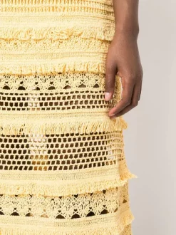 ( Neue Saison ) Maje Yellow Gehäkelter Juarez Rock Damen 11 ( Neue Saison ) Maje Yellow Gehäkelter Juarez Rock Damen -Outlet MAJE Store 18221013 39769121 600