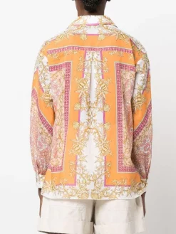 Maje Foulard Coquillage Hemd Mit Muschel-Print Damen 10 Maje Foulard Coquillage Hemd Mit Muschel-Print Damen -Outlet MAJE Store 18353583 39766865 600