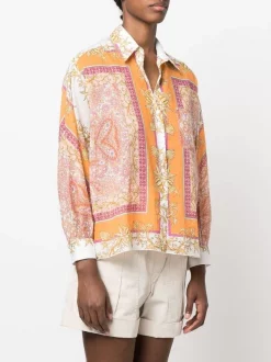 Maje Foulard Coquillage Hemd Mit Muschel-Print Damen 9 Maje Foulard Coquillage Hemd Mit Muschel-Print Damen -Outlet MAJE Store 18353583 39766876 600