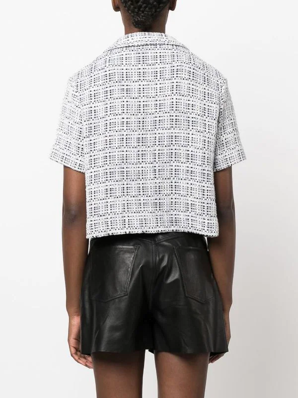 ( Neue Saison ) Maje Vitrole Cropped-Jacke Damen 6 ( Neue Saison ) Maje Vitrole Cropped-Jacke Damen – Bild 4