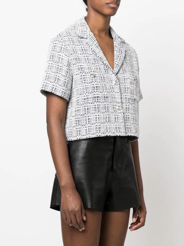 ( Neue Saison ) Maje Vitrole Cropped-Jacke Damen 5 ( Neue Saison ) Maje Vitrole Cropped-Jacke Damen – Bild 3