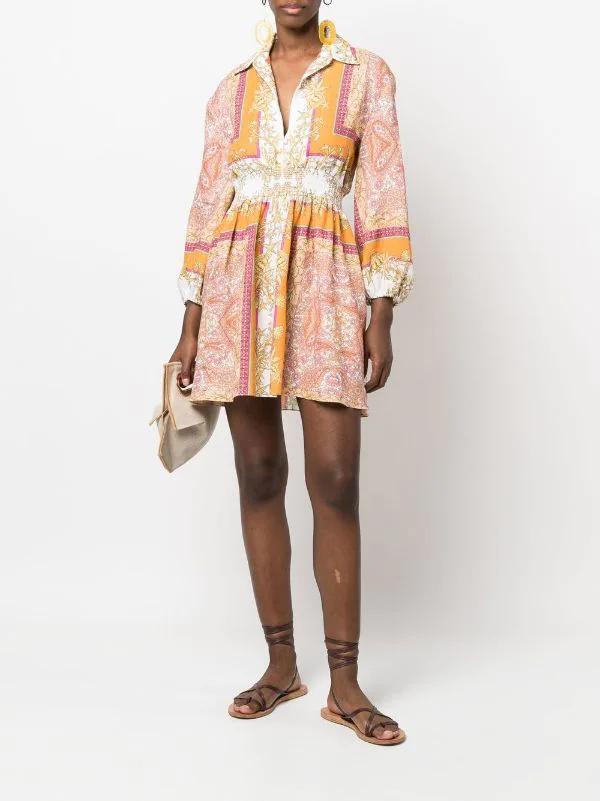 ( Positively Conscious ) Maje Kleid Mit Grafischem Print Damen 4 ( Positively Conscious ) Maje Kleid Mit Grafischem Print Damen – Bild 2