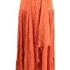Maje Japra Rock Aus Satin Orange 2 Maje Japra Rock Aus Satin Orange -Outlet MAJE Store 18355282 39767856 600