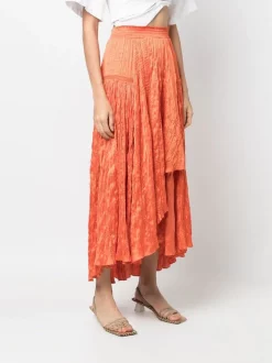 Maje Japra Rock Aus Satin Orange 9 Maje Japra Rock Aus Satin Orange -Outlet MAJE Store 18355282 39769197 600