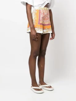 Maje Foulard Coquillage Shorts Mit Grafischem Print Damen 9 Maje Foulard Coquillage Shorts Mit Grafischem Print Damen -Outlet MAJE Store 18355321 39768933 600